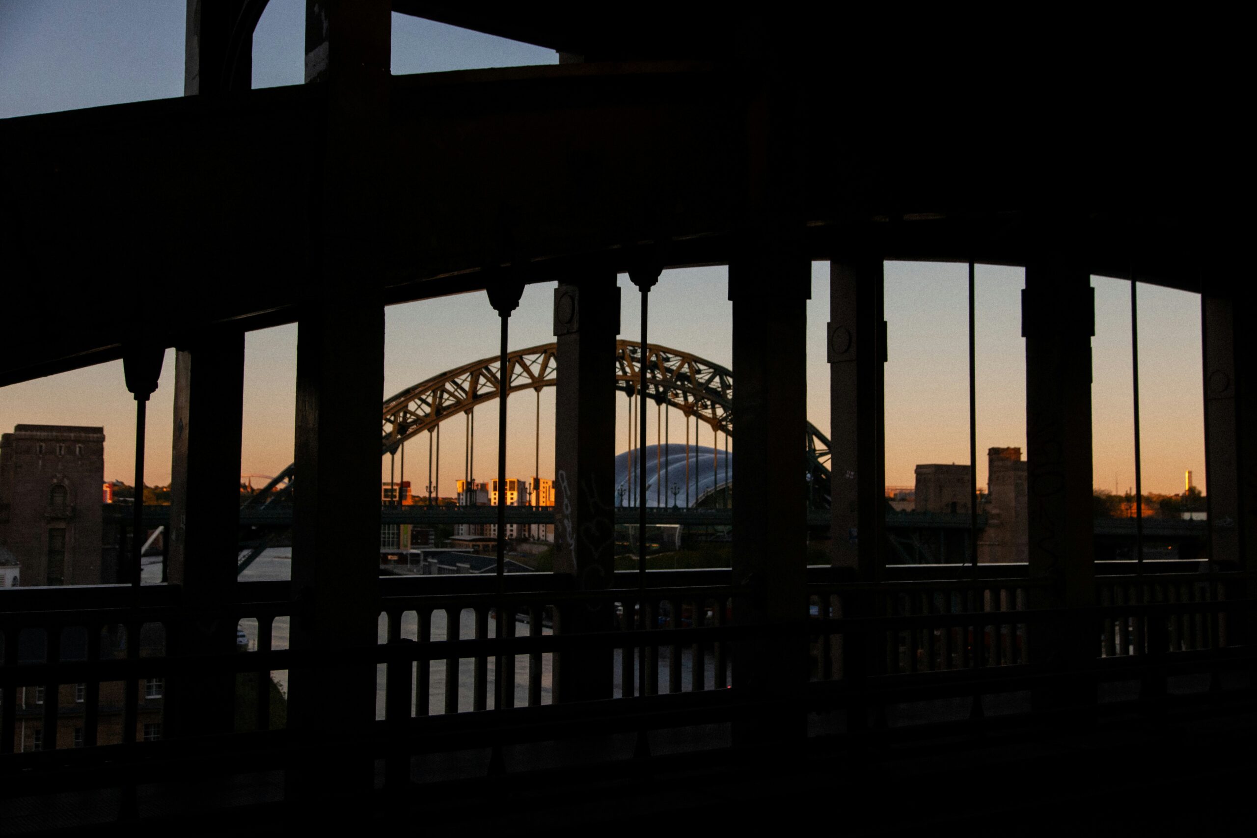 Tyne Bridge from the High Level Bridge